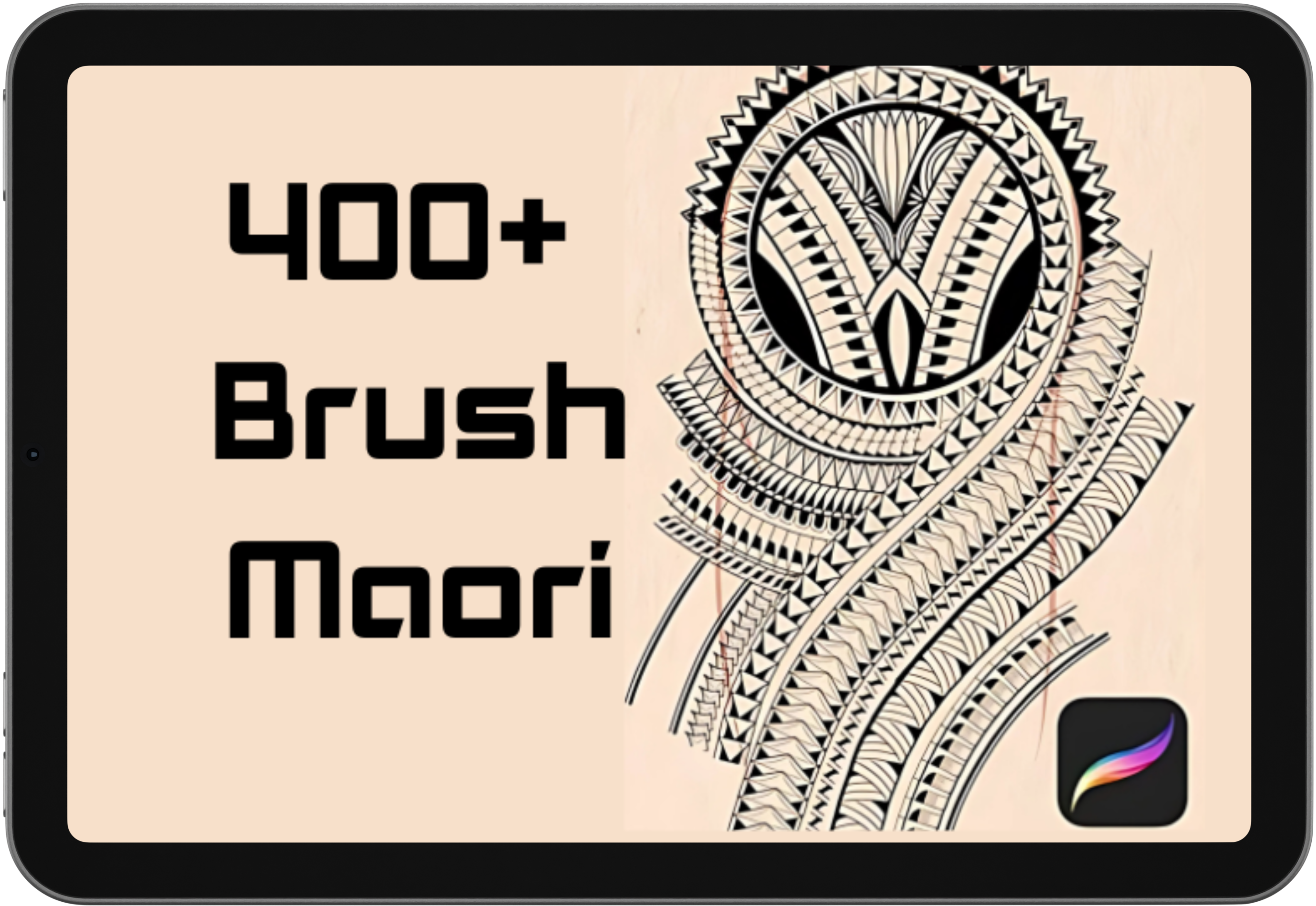 Brushset Maori Tribal Tattoo